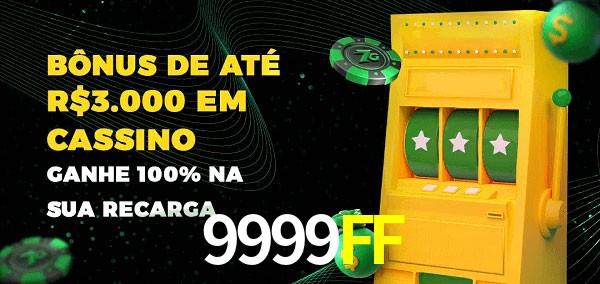 9999FF melhor bônus de depósito